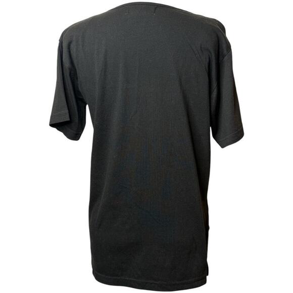 Vintage Vivian Forest Black Aplique Loundry Shoulder Pads Tee Shirt Women's Sz S - Picture 3 of 5